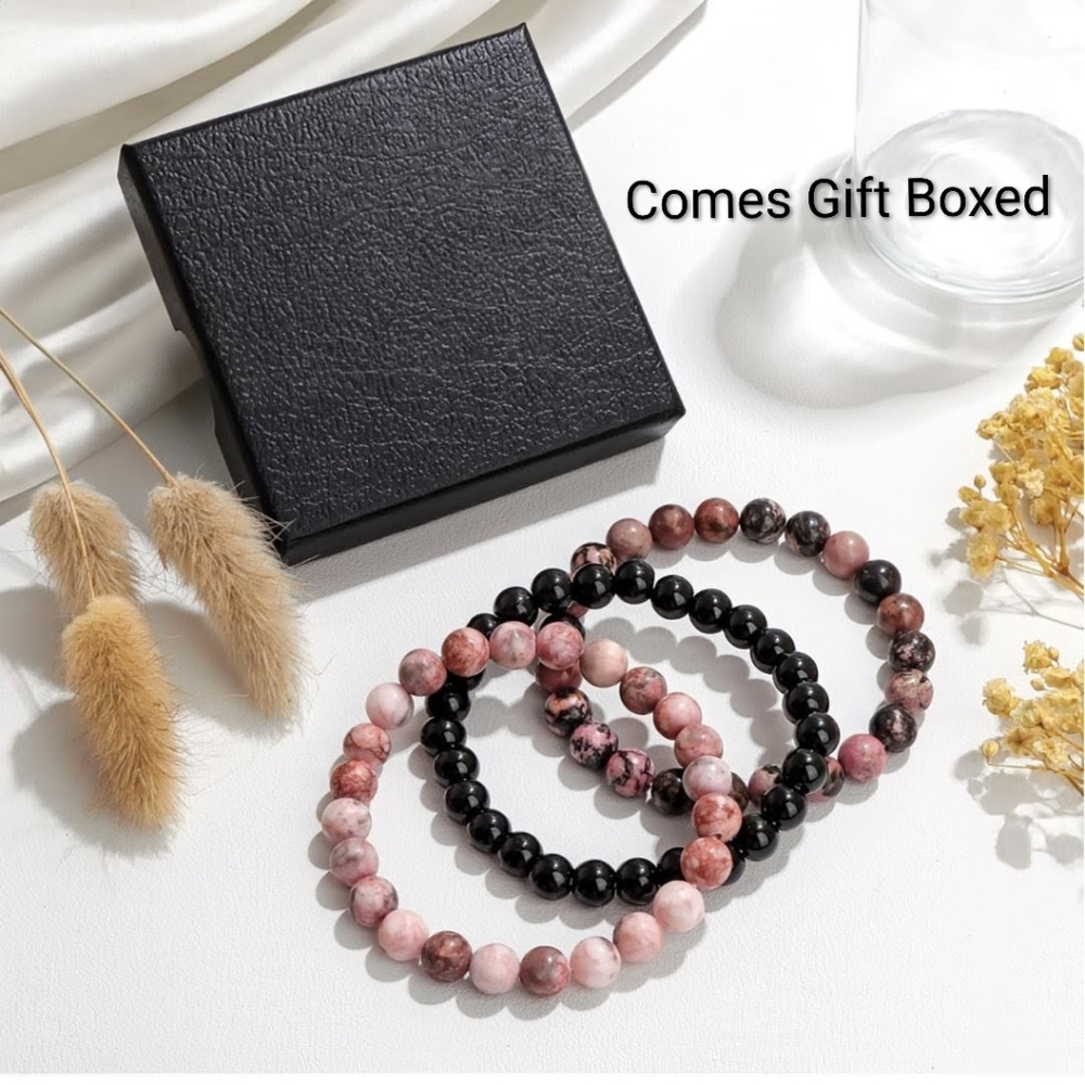 Stone Bracelets 8mm Natural Semi-precious Reiki  Gemstone Chakra Balancing